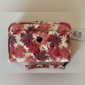 Lug Zeppelin Cream and Red Leaf Bag